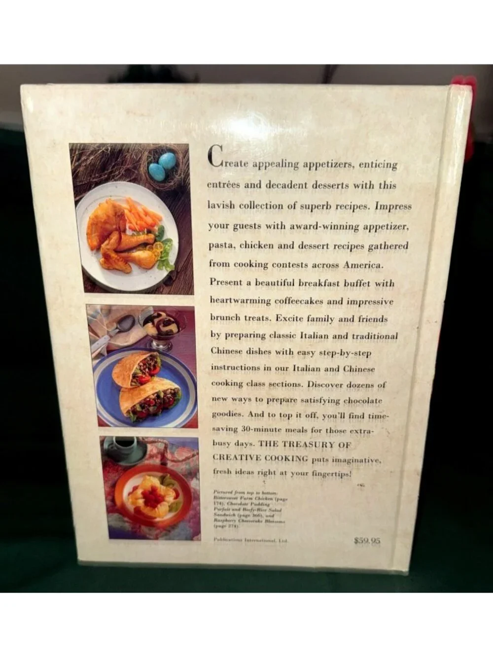 The Treasury of Creative Cooking by Editors of Consumer Guide (1992) Hardcover